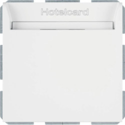 B.Kwadrat Łącznik przekaźnikowy na kartę hotelową biały połysk 16408999
