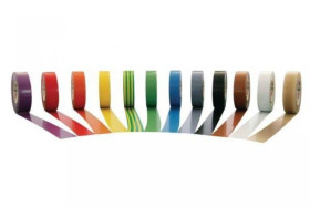 Taśma izolacyjna PVC, 328 0.18-19-20 MIX kolorów 10 szt., 416781