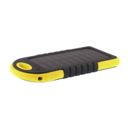 PowerBank 5000mAh 2x USB z ogniwem słonecznym