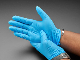 Adafruit Small Nitrile Disposable Gloves - 100 Piece Glove Box