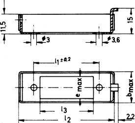 Obudowa złącza PCB Telegartner B0301