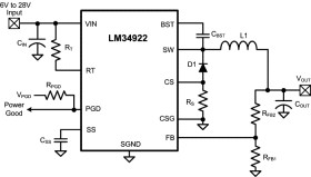 6-28V, 2A Constant On-Time Non-Synchronous Buck Regulator with Adjustable Current Limit