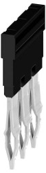 Mostek poprzeczny Weidmüller ZQV 4N/3 BK 2810880000, 60 szt.