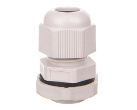 Dławnica kablowa M16x1,5 IP68 poliamidowa jasnoszara EM4717M