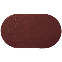 Draper 54888 Sanding Discs, 150mm, Hook &amp; Loop, 80 Grit, (Pack of 10)