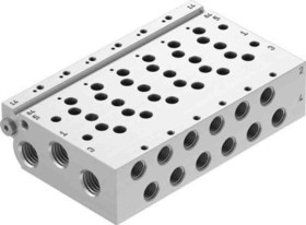 Pasek rozdzielacza 5-drogowa 1/4 in, 1/8 in, M5 G, metryczny Festo