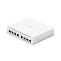 Switch 4x 2.5 GbE RJ45 Passive PoE, 4x SFP+, 160 W, Power TransPort Ubiquiti UISP-S-Plus EU