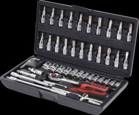 918.0648 1/4" CHROMEplus socket wrench set, 48 pieces