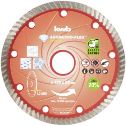kwb 724540 diamond cutting disc 125mm for Concrete Granite marble