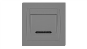 Deco Łącznik Hotelowy Szary Mat 27Dsh-1