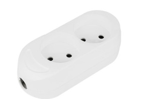 Gniazdo przedłużacza 230V podwójne GN260 2GN