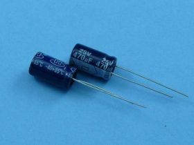 470uF/25V 100SZT 8x14 85° LEA ELKO