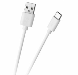 KABEL USB C 1M BIALY