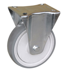 Koło samonastawne średnica kabla 100mm Płyta Guitel Hervieu 150kg wysokość całkowita 100mm