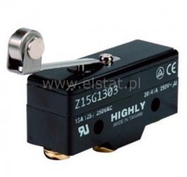 Przełącznik krańcowy rolka 46mm Z15-G1303