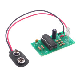 Wielokolorowy gadżet LED RGB na CMOS 4060 - KIT AVT 753