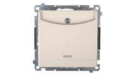 Simon 54 Łącznik Hotelowy Z Podświetleniem Kremowy Dwh1.01/41