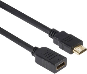 club3D HDMI przedłużacz Wtyczka HDMI-A, Gniazdo HDMI-A 5.00 m czarny CAC-1320 4K UHD Kabel HDMI