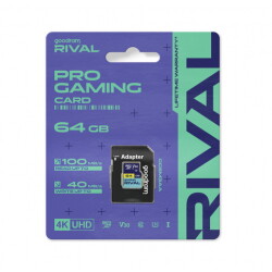 Karta pamięci Goodram RIVAL M3AA microSD 64GB 100MB/s klasa A2 V30 z adapterem