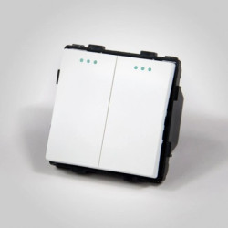 TouchMe Mechanizm łącznik świecznikowy biały ME604W