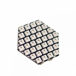 Płytka LED RGB sześciokątna - moduł dla M5Stack