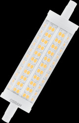 4058075432574 LED lamp R7S, 17,5 W, 2452 lm, 2700 K, dimmable, 118 mm