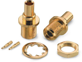 Złącze koncentryczne Montaż na kablu Żeński 50Ω typ złącza Złącze MMCX 6GHz Lutowane typ kabla RG405