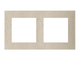 SIMON 55 Ramka 2 podwójna Nature inox szampański TRN2/189 KONTAKT SIMON