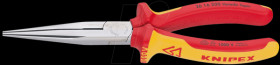 26 16 200 VDE snipe nose pliers, 200 mm, straight