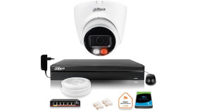 Zestaw Monitoringu Ip Dahua 4Mpx 2K Kamera Ipc-Hdw1439v-A-Il Z Dyskiem 1Tb