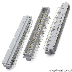 8609-348-71-13-748 Connector 3 x 16 Pin DIN 41612 THT FCIELECTR
