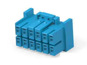 Wzmocnione złącze zasilania 12-pinowe TE Connectivity 300 V AC Żeński