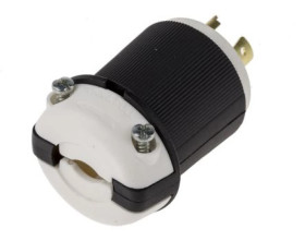 Wtyk sieciowy, 20A, 250 V AC, 2P+E NEMA L6 - 20P, RS PRO