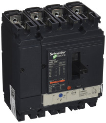 Wyłącznik kompaktowy MCCB, 4-biegunowy, 100A, 690V, Stałe, Schneider Electric, LV4