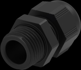 Cable gland, M16, Clamping range 4 to 8 mm, IP68, black, 1SNG601039R0000