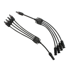 5-way Y-type MC4 Solar Connector Splitter - for Photovoltaic Panels