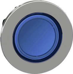 Schneider Electric ZB4FV063 ZB4FV063 Element czołowy dla lampki sygnalizacyjnej. płaski (Ø) 30.5 mm niebieski, chrom 1 s