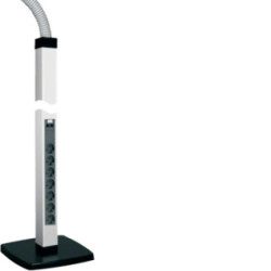 Kolumna jednostronna DA200-45 z elastycznym przyłącz. wys. 2 0m biała DAF4520009010