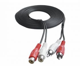 Przedłużacz 2xRCA - 5m