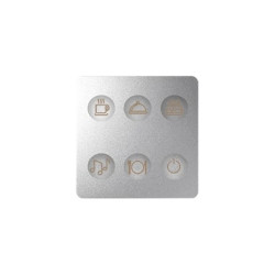 D82-Sense Klawiatura Sense, 6 klawiszy, Custom T2 Aluminium 8000664-093