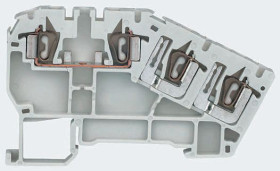 Kostka zaciskowa na szynie DIN Entrelec