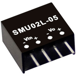 Mean Well SMU02L-05 DC/DC converter module 400mA 2W 1 output 1pc