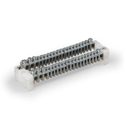 Szyna N i PE Clampo Ground N 4x16mm2 + 16x6mm PE 4x16mm2 + 16x6mm2 500V KNA4.120NP