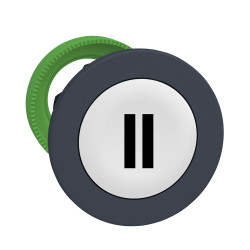 Przycisk, Ø 36.6mm, IP66, IP67, IP69K, kolor: Biały, Schneider Electric, Harmony