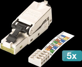 DN-93631-5 Field connector RJ45, Cat.6a STP, 2 pieces