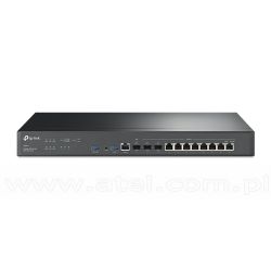 TP-Link ER8411, Gigabitowy router VPN Omada, 8x 10/100/1000 RJ-45, 2x slot 10G SFP, 19"
