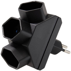 Martin Kaiser 591/kws Travel Adapter Splitter 3-Way Multiway Type J CH-T13