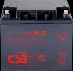 GP12400 Blei-Vlies-Akku, 12 V, 40 Ah, Standby USV