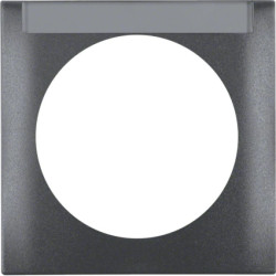 Integro Flow Ramka pojedyncza z polem opisowym antracyt mat 918032505