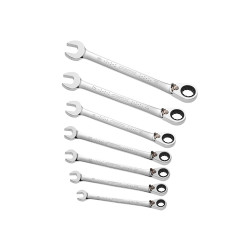 Expert E111107 Ratchet Combination Spanner Set, 7 Piece